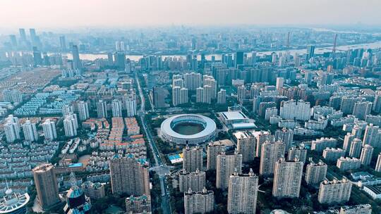 上海体育场视频素材模板下载