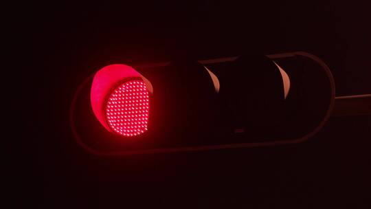 城市夜晚的红绿灯多个角度视频素材模板下载