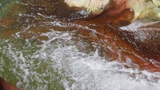 大山河流溪水水流小溪山涧