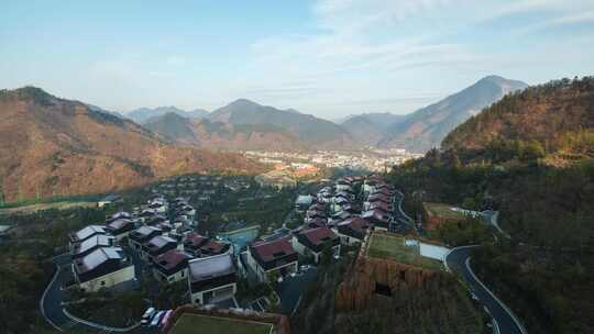 杭州临安湍口温泉度假酒店全景延时