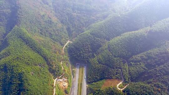 公路运输 全国各地 高速公路 山川桥梁 航拍