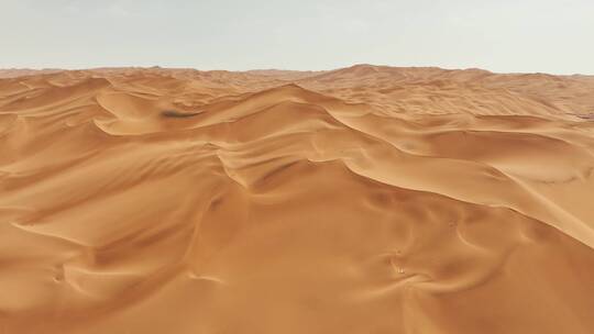 新疆塔克拉玛干沙漠航拍视频素材模板下载