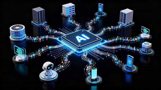 AI芯片与多设备互联场景