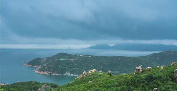 二四年海岛暴风雨来临前的云