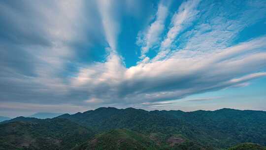 重庆贵阳山川日出日落