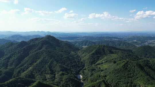 湖南怀化中坡山国家森林公园航拍