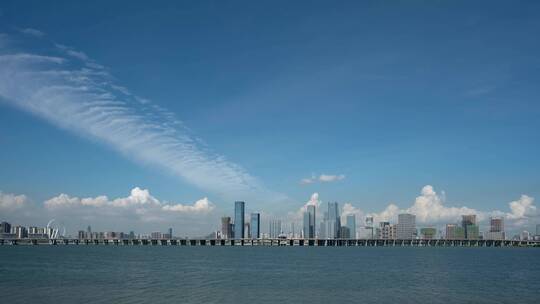 深圳前海摩天轮延时全景