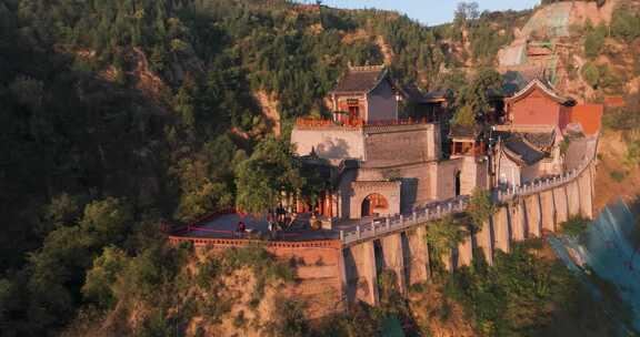 山西临汾小西天千佛寺黑神话悟空取景地航拍