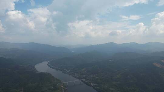 祖国壮丽河山青山绿水航拍