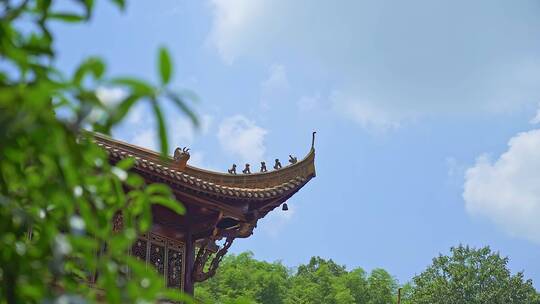 青原山净居寺屋檐