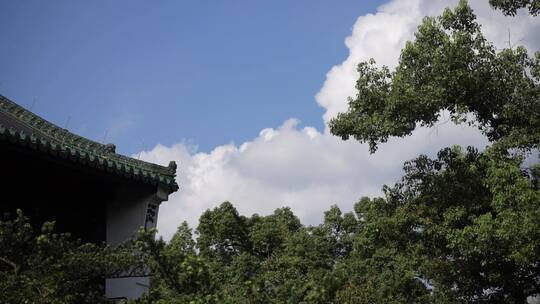 杭州西湖景区文澜阁风景