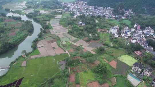 广西桂林遇龙河风景区风光