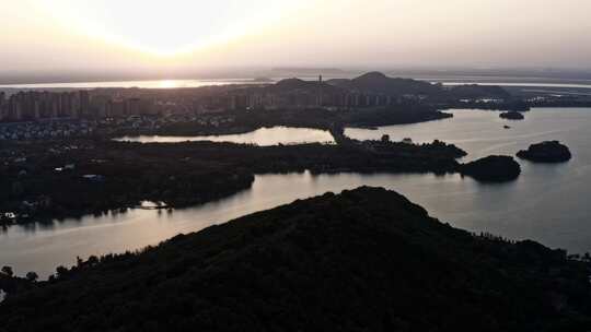 湖南岳阳洞庭湖小镇旅游景区