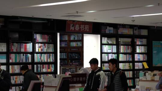 书店 深圳书店 知识 教育 课本 书本 阅读视频素材模板下载