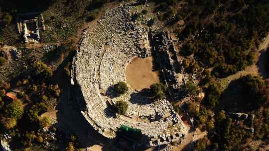 古城圆形剧场航拍