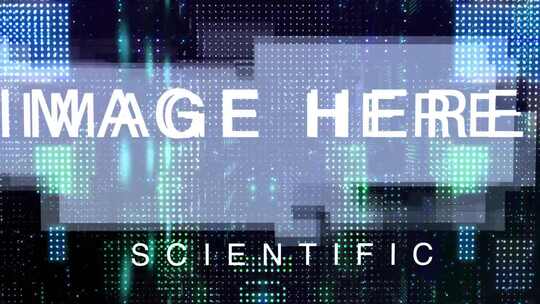 数字像素晶格科技标志开场动画