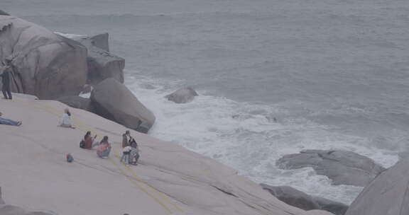 海南海岸礁石风光