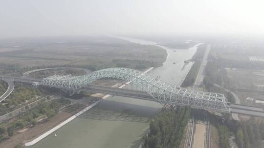 济宁机场路大桥4k视频素材模板下载