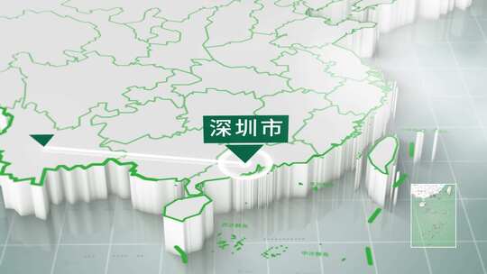 深圳辐射全国地图