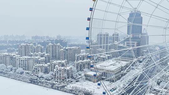 南昌摩天轮雪景19