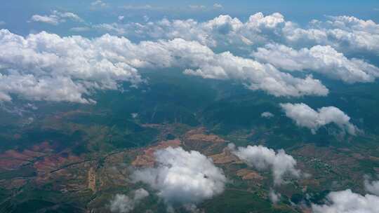 天空云海 绿水青山 山川云海 晴朗天空