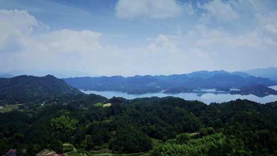 水库自然风光千岛湖