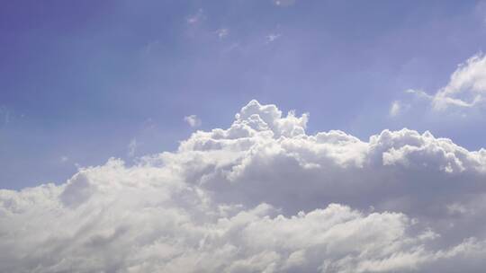 雨后天空云朵天气变化蓝天白云烈日阳光白云