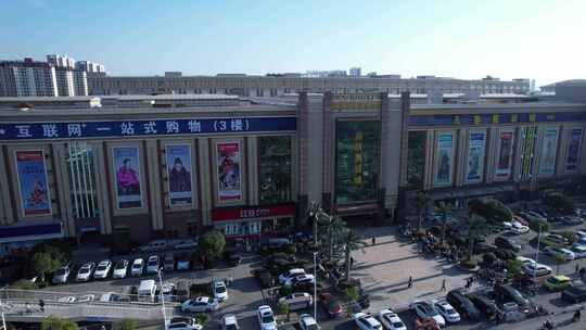 武汉黄陂汉口北国际商贸中心城航拍