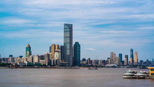 湖北武汉长江城市风景