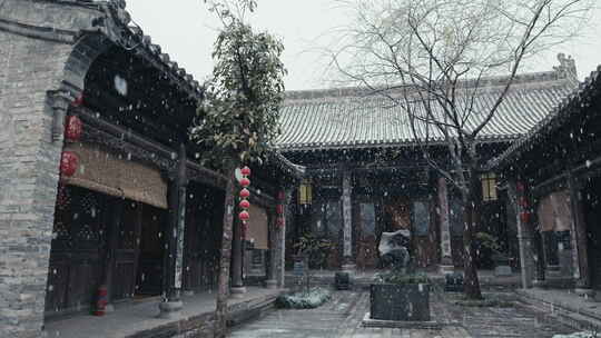 雪中四合院-2