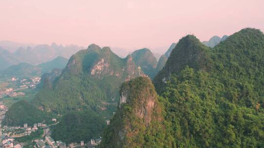 广西桂林山水航拍