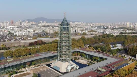 航拍南京城市宣传片地标建筑