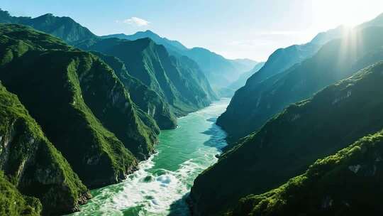 长江三峡壮丽山水风光