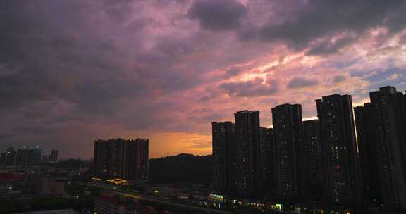 深圳龙岗夜景延时