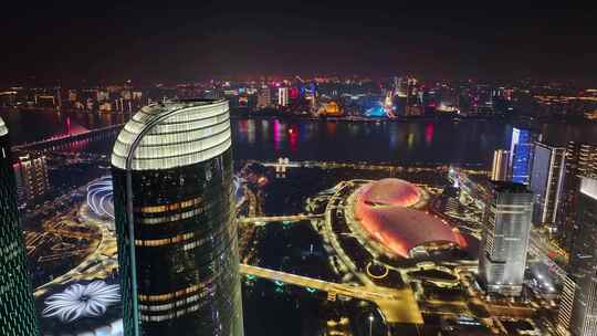 杭州钱江新城夜景