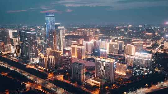 西安高新区夜景