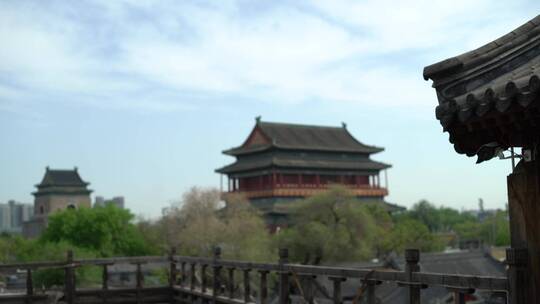 北京鼓楼钟楼历史古迹城市名胜古迹