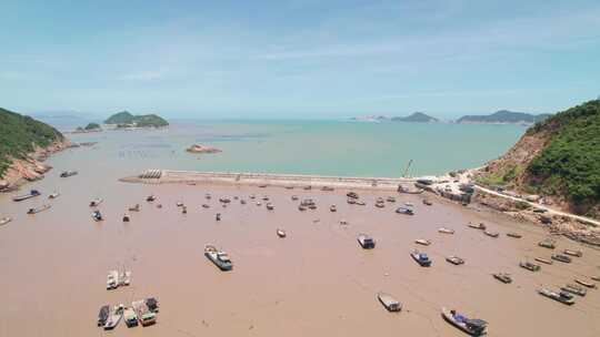 福建霞浦天然避风港航拍