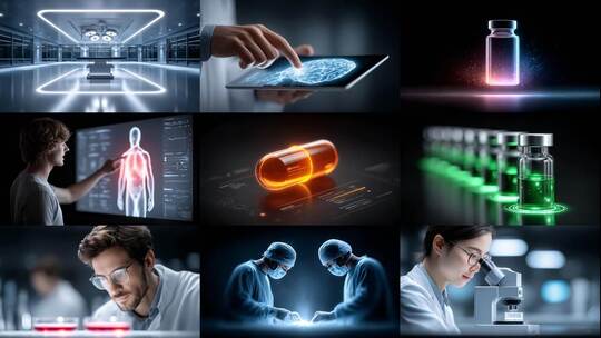 智慧医疗赋能临床实验新进展高清在线视频素材下载