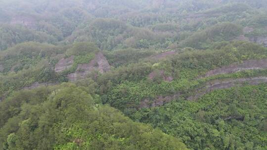 航拍山川丘陵风光农业种植农田