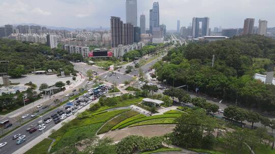 雨后的东莞航拍