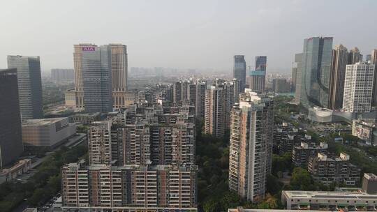 航拍 广东 惠州 城市 风光视频素材模板下载