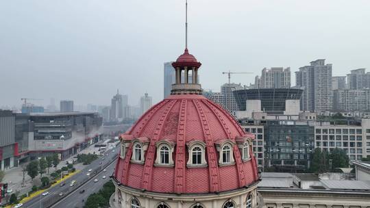 重庆红锦大道建筑航拍