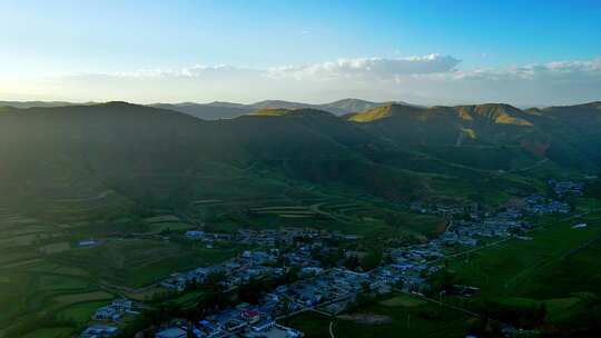 湖光山色青海风光西宁湟中区莲花湖景区