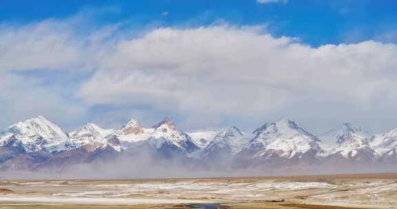 新疆的雪域高原美景