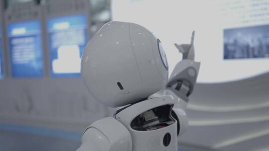 机器人智慧机器人 便民服务视频素材模板下载