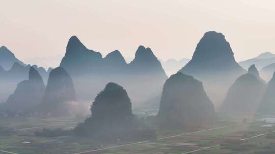 山水山峰山脉意境风景