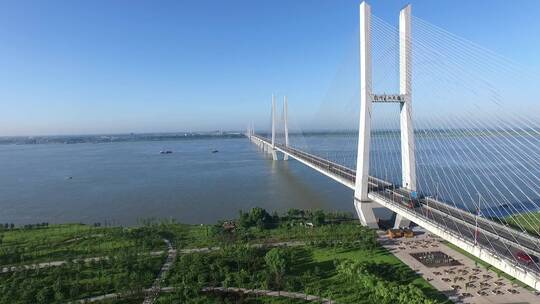 荆州长江大桥视频素材模板下载