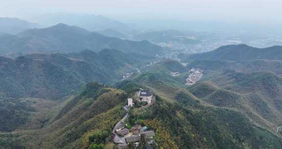 浙江 莫干山 裸心堡 航拍