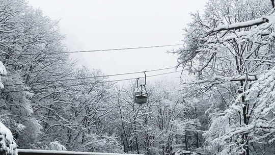 雪山缆车新片场